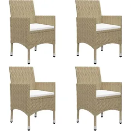 vidaXL Garten-Essgruppe 5-tlg. beige 3058320