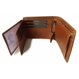 Bag Street Herren Geldbörse Portemonnaie braun