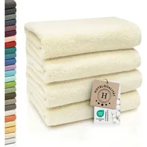 ZOLLNER Handtuchset 4-tlg. beige