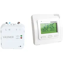 VASNER Funk Raumthermostat Set VFTB-US Unterputz digital programmierbar