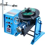 Vevor Schweißdrehtisch 120 W Schweißpositionierer 0,5–6U/min Manipulator 25 kg(Horizontal)/50 kg(vertikal) Drehtisch 0–90° Neigungswinkel KD200-Dreibackenfutter zum Schneiden, Schleifen, Montieren