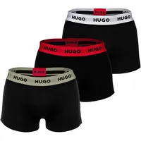 Hugo Herren Boxershorts, 3er Pack (Packung, 3 St.), mit