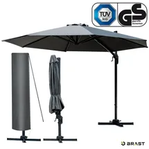 Brast Alu Ampelschirm Ø300 cm grau