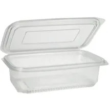 Papstar Verpackungsbecher mit Klappdeckeln 50 St. Transparent