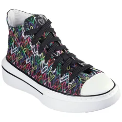 Sneaker »CORDOVA CLASSIC-LOVE LETTERS«, mit süßem Herzchenprint, Freizeitschuh, Halbschuh, Schnürschuh, Gr. 36, schwarz-meliert, , 40556414-36
