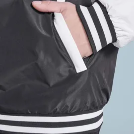 Kariban Teddy College Jacke rot/weiß 2