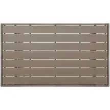 vidaXL Gartentisch Grau 120x70x66 cm Poly Rattan