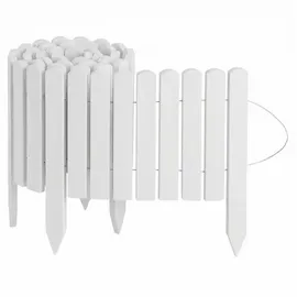 Creative Home Rasenkante 200 x 30 cm 1 Stück Weiß