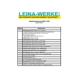 Ersatzfüllung Erste Hilfe DIN LEINA 12011/243026 DIN 13164