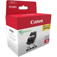 Canon Tinte Doppelpack pigment-schwarz PGI-550XLPGBK