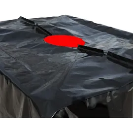 stabilo-sanitär Abdeckplane 120 x 100 x 116 cm Schwarz