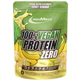 Ironmaxx 100% Vegan Protein Zero, 500g - Sunny Banana