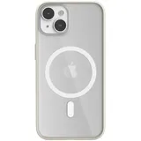 Woodcessories Clear Case MagSafe iPhone 14 Plus Offwhite