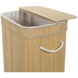 nuxio Wäschekorb aus Bambus luva, 80 l