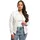 URBAN CLASSICS Inset College Jacke Light Grey / White 5XL