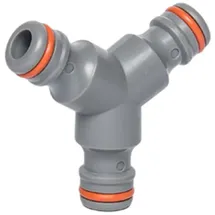 Bradas Y-Stück Schlauchverbinder 1/2 Stecksystem weiß