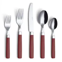 Annova 20-teiliges Edelstahl-Besteck-Set – farbige Griffe – 4 x