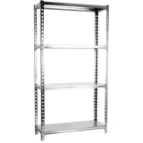 Proregal Schwerlastregal Mid Metal Shark HxBxT 150 x 120 x 50 cm Fachlast 200 kg Verzinkt