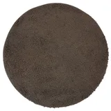 nyvi Badematte NYVISpa Lasalle - Badezimmerteppich - Rutschfest, Saugfähig, Schnell Trocknend, Fußbodenheizung geeignet, Waschbar, Weich Farbe:Taupe;Größe:Badematte Ø 60 cm
