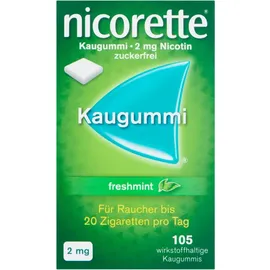 Nicorette Freshmint 2 mg Kaugummi 105 St.