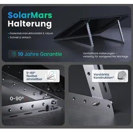 ALLDREI Balkonkraftwerk monokristallin 2000 W inkl. Anker Solix Solarbank 4 E5000 Pro 500 W