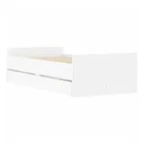 vidaXL Bettgestell mit Schubladen Weiß 90x200 cm
