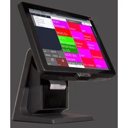 15" All-in-ONE Kassensystem für Gastronomie (Restaurant, Biergarten, Cafe): Touschscreen, Bondrucker, Kundenanzeige
