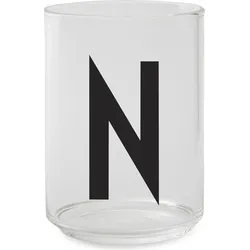 Aj Wasserglas Buchstabe N