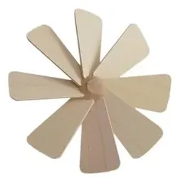 Flügelrad Ø 80 mm Sperrholz
