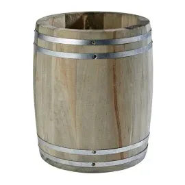 APS Tischfass Country Style Besteckbehälter Ø 11,5 x 14 cm braun
