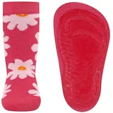 Ewers Stoppersocken Blumen magenta, 21/22