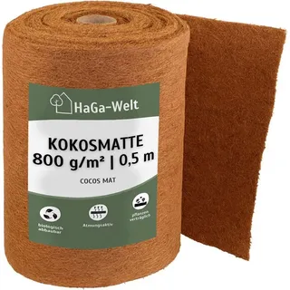 Haga Kokosmatte 800g/m2 – natürlicher Schutz vor Kälte – 0,5 Meter