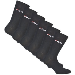 FILA Unisex Socken, 6er Pack - Strümpfe, Street, Lifesyle, Sport (2x 3 Paar) Blau 35-38