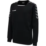 hummel Authentic Training Sweat Sweatshirt Black/White, 128