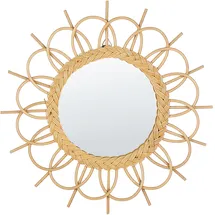 Beliani Wandspiegel Telakia 60 x 60 cm Beige
