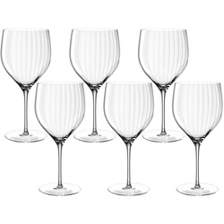 6er Set Leonardo Cocktailglas Poesia 750 ml Kristall, Kristalloptik Transparent Klar