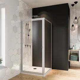 Breuer Seitenwand SW 80 x 185 cm für Schiebetür, Duschkabinen, 0703.001.001.003,
