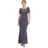 Vera Mont Abendkleid Glitzer-Look Blau/Grau 38