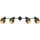 GLOBO Jodie 4 Deckenspot 12 x 26 x 90 cm Gold/Schwarz