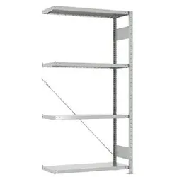 Anbauregal CLIP 100 2000x1000x400, 4 Böden, zerlegt