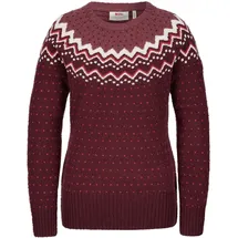 Fjällräven Övik Knit Pullover - Dark Garnet - XS