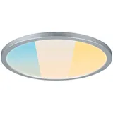 Paulmann LED Panel Atria Shine IP44 rund 298mm 14,8W 2250lm 3000 - 6500K Holzoptik
