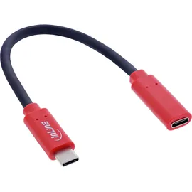 InLine USB-C auf USB-C 0,2 m Rot