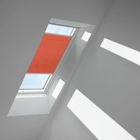 VELUX Wabenplissee Sanddorn 1167, 94x140 cm (P08), GGU,Manuell,VELUX,weiße Schiene