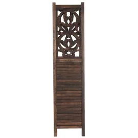 Mendler Paravent Istanbul, Raumteiler Trennwand Sichtschutz, Ornamente ~ 170x240cm, braun
