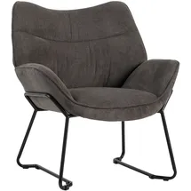 bene living Sessel Aliano 72 x 76 x 0 cm Grau