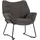 bene living Sessel Aliano 72 x 76 x 0 cm Grau