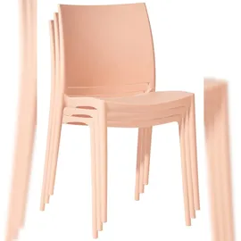 CLP Gartenstuhl Meton 42 x 42 x 81 cm pfirsich