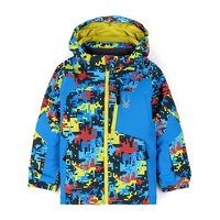 Spyder Skijacke Mini Leader Skijacke für Kinder - Farbe citron blau