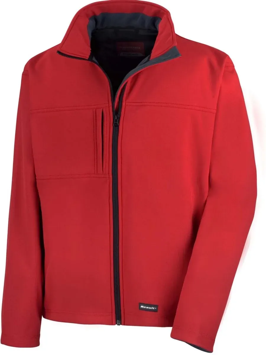 Result Herren 3-Lagen Softshell Jacke Softshell-Jacke R121M red 3XL